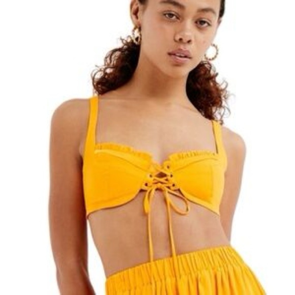 For Love & Lemons Clementine Bra Top XS NWT